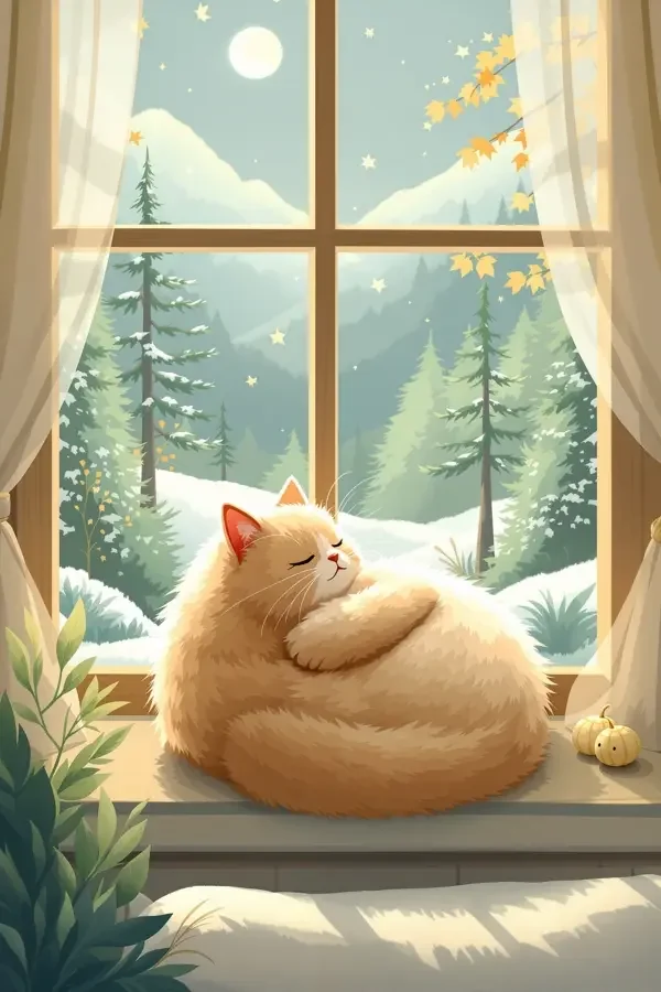 猫咪的四季 海报